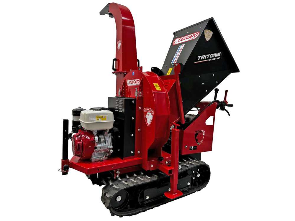 Ceccato Tritone Monster Cingo - Häcksler mit Raupenantrieb - Honda GX390 Motor – Bild 2