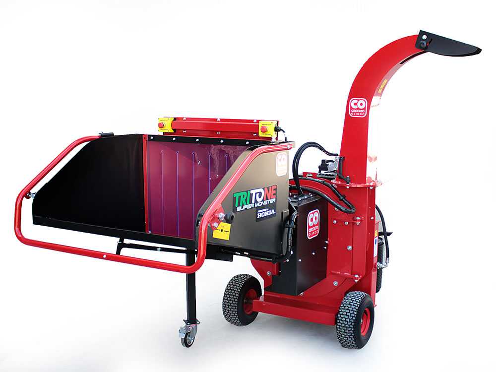 Ceccato Tritone Super Monster - Profi Benzinholzhäcksler - Honda GX 390 – Bild 3