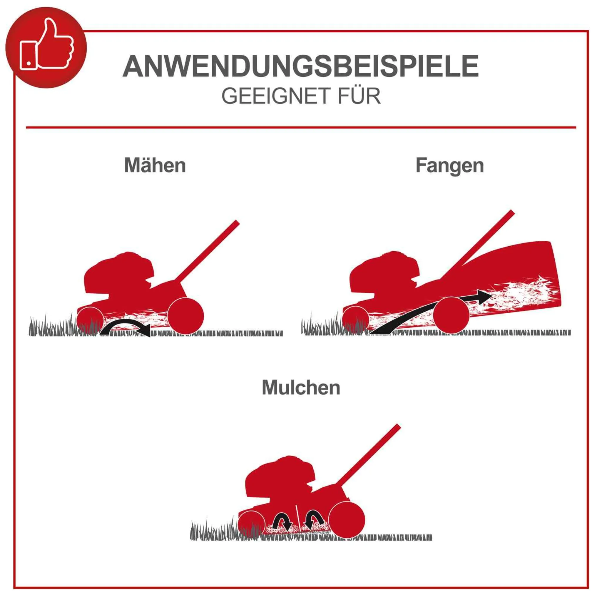 Scheppach Benzin Rasenmäher MS175-51 - 5,4 PS | 51cm Schnittbreite | Radantrieb | inkl. Motoröl – Bild 3