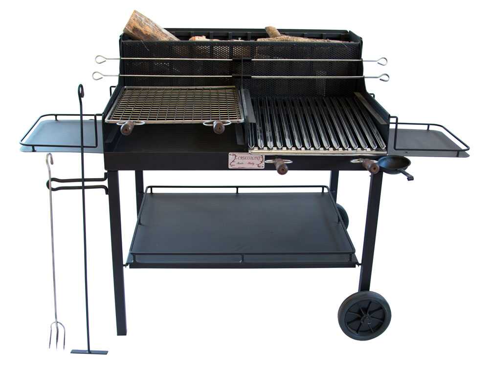 Cruccolini Little Tuscany – Hochwertiger Eisen-Grill für Holz und Kohle – Bild 4