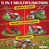 HECHT 5534 SX Rasenmäher Benzin | mit Antrieb | 5in1 | 51 cm Schnittbreite | 60L | Fangkorb | Mulchkit | Zentrale 7-fach Höhenverstellung – Bild 3