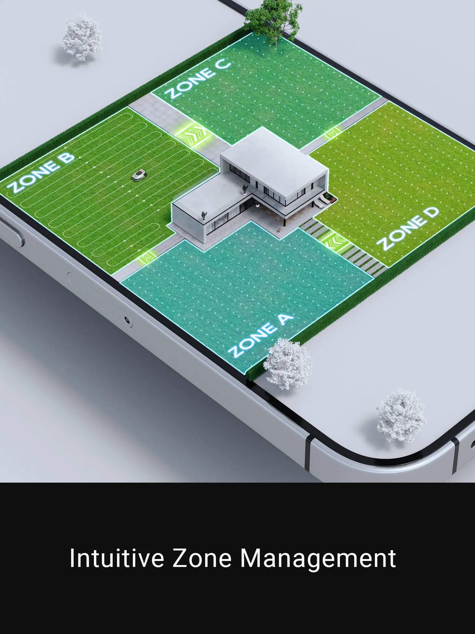 Dreame A1 Pro+Rasenmäher-Garage Combo,Intelligenter Mähroboter,Drahtloser Umfang Mähroboter,App-Steuerung,Intuitive Zonenverwaltung,3D-Erkennung – Bild 7