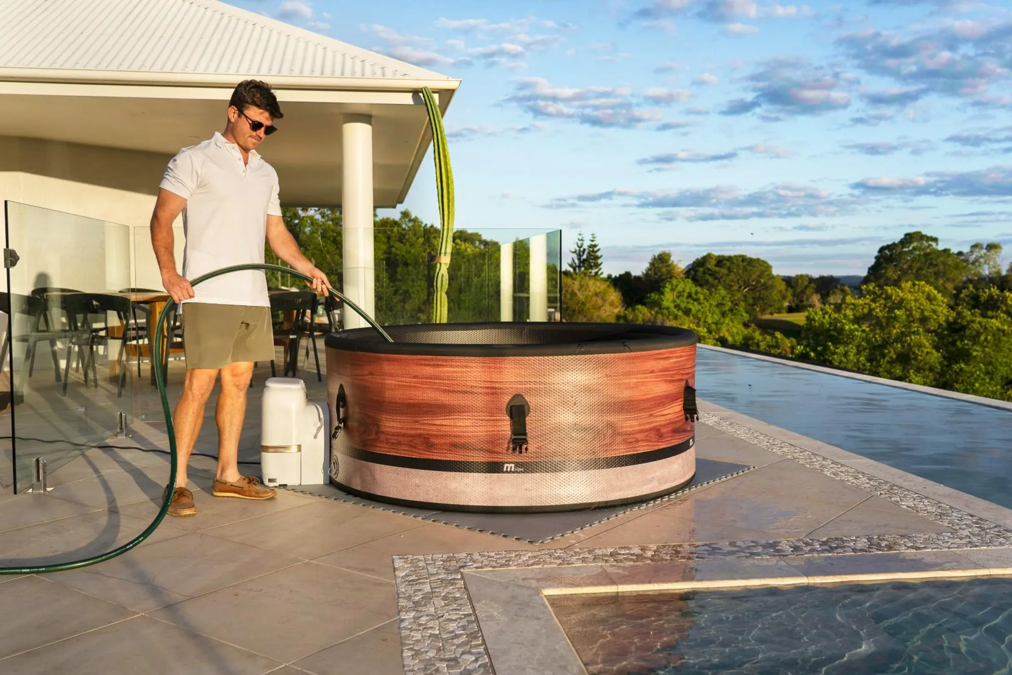 MSpa Whirlpool Duet, 173x173x65cm – Bild 9