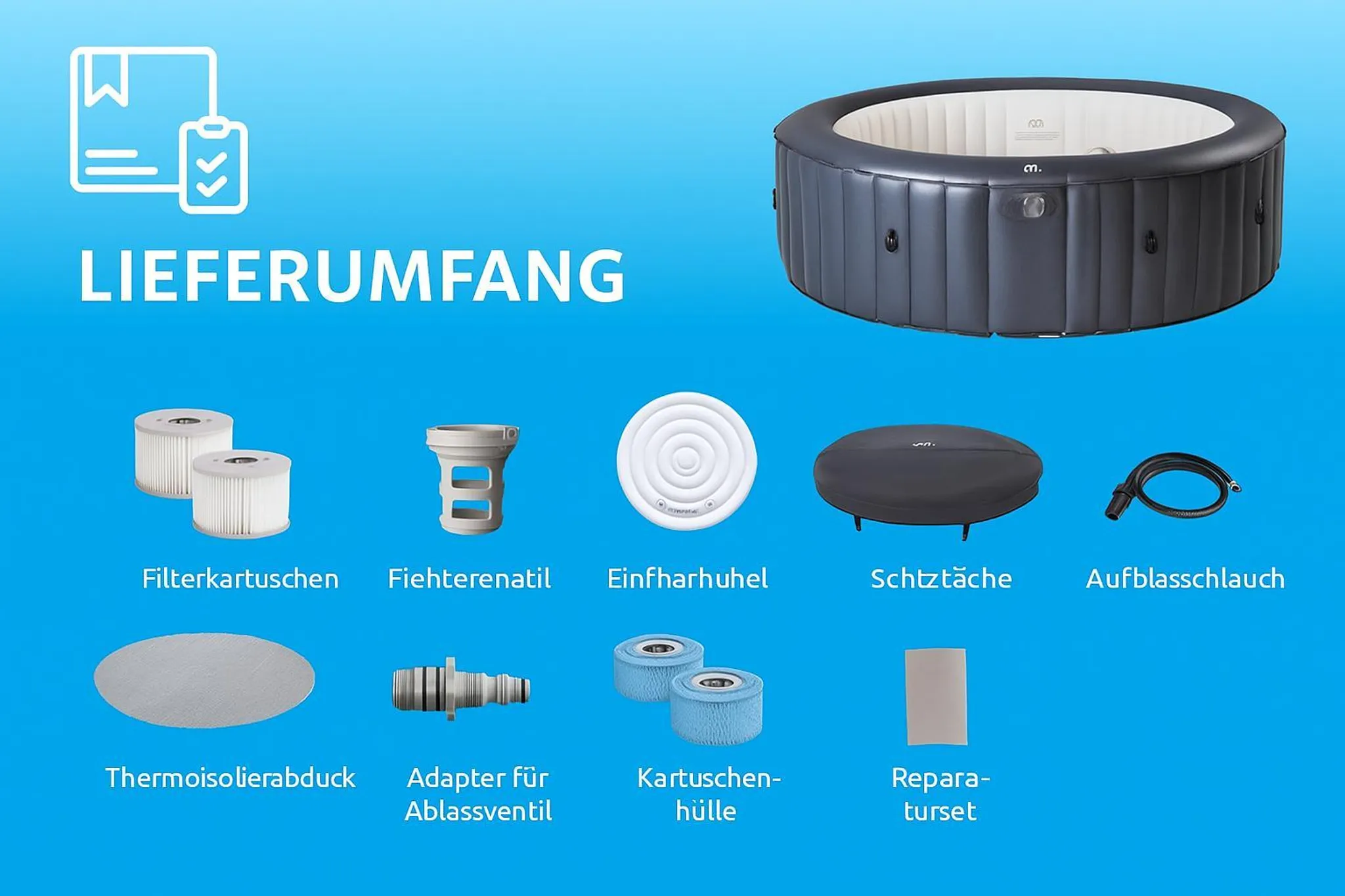 MSPA Carlton M-CA062 Whirlpool – Bild 2