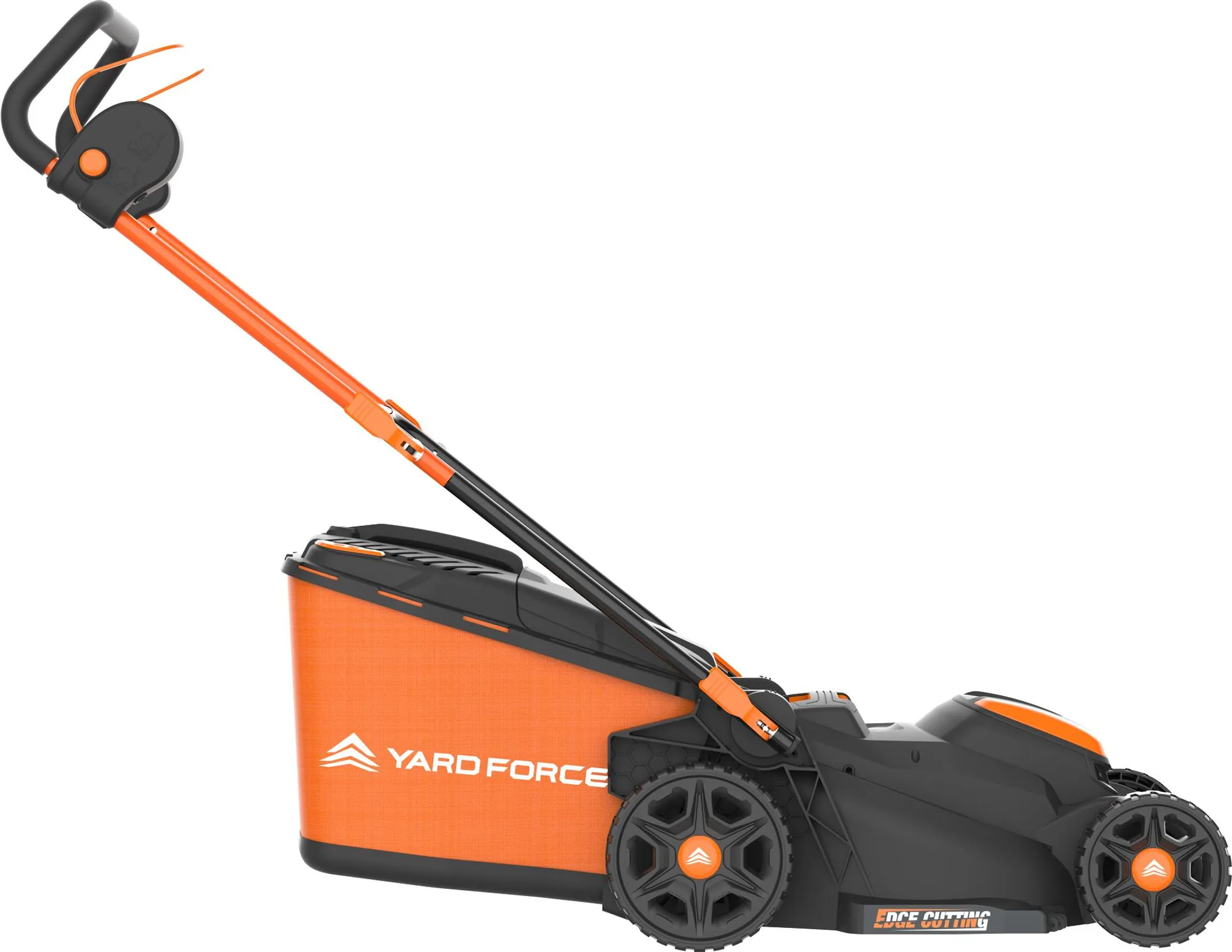 Yardforce Akku-Rasenmäher LM C40B mit siebenfacher Schnitthöhenverstellung orange-schwarz One Size – Bild 3