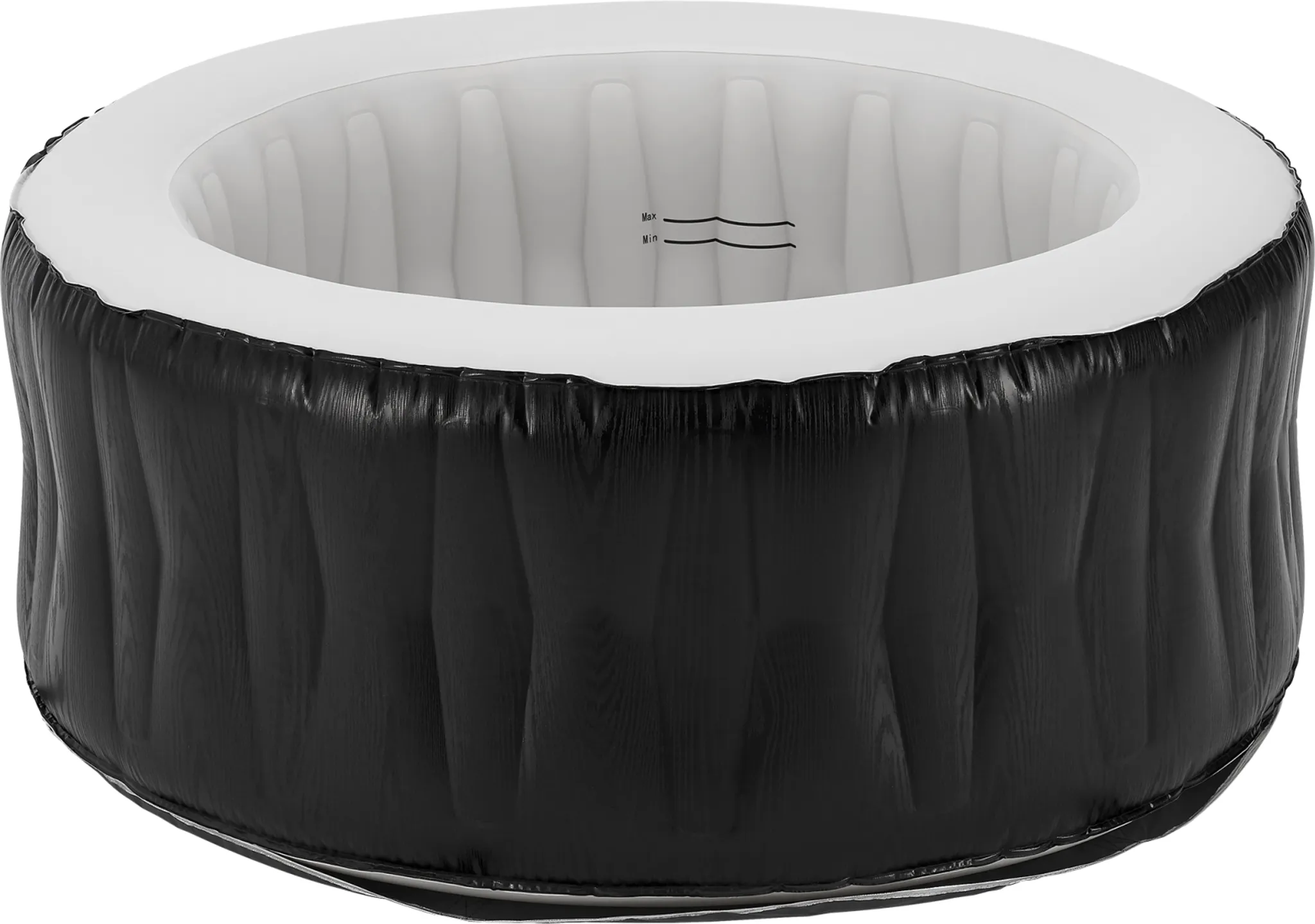 Outdoor Whirlpool aufblasbar ‘Carbone’ für 3 Personen beheizt 165 x 70 cm Schwarz – Bild 5