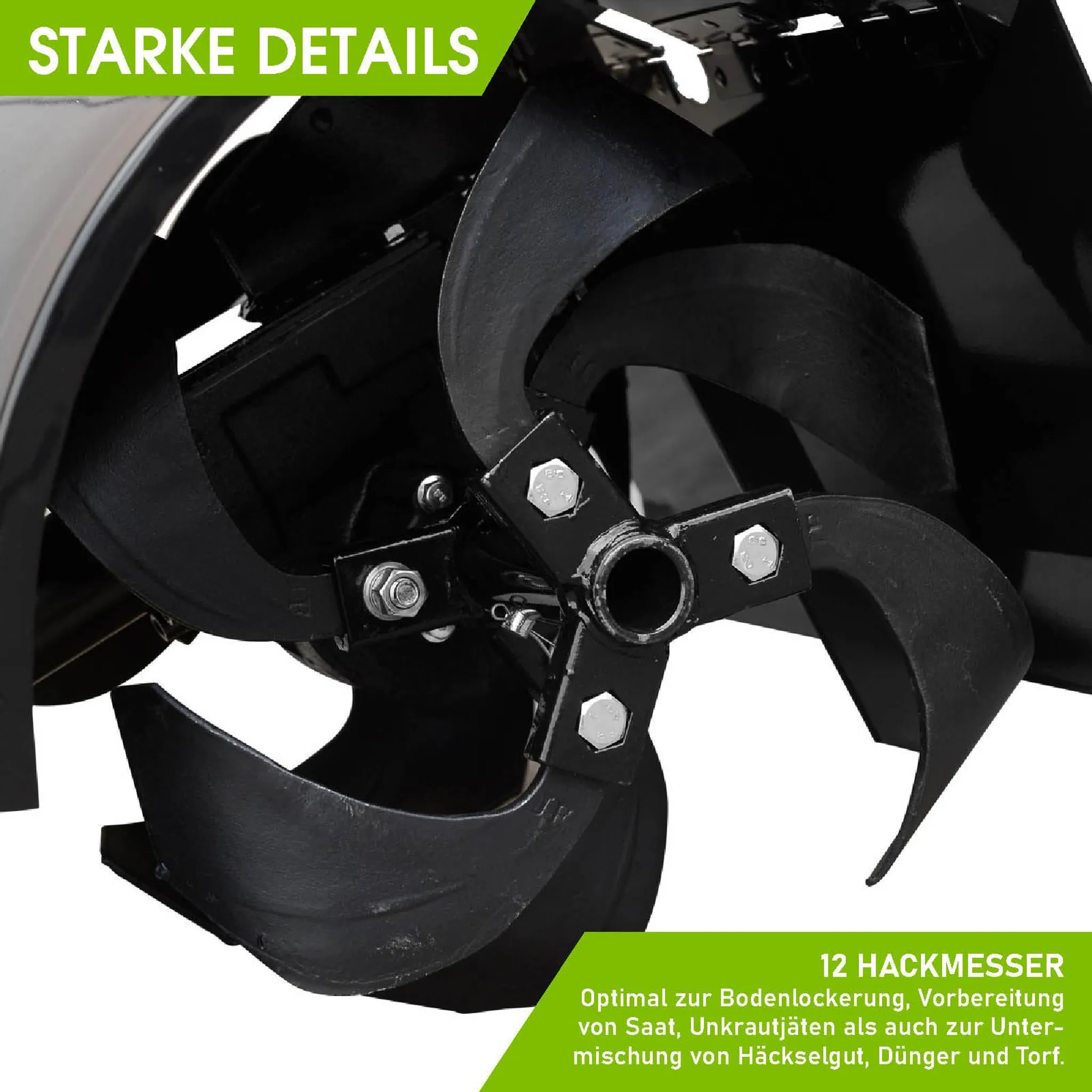 BRAST Benzin Gartenfräse 7500 B&S – Bild 8