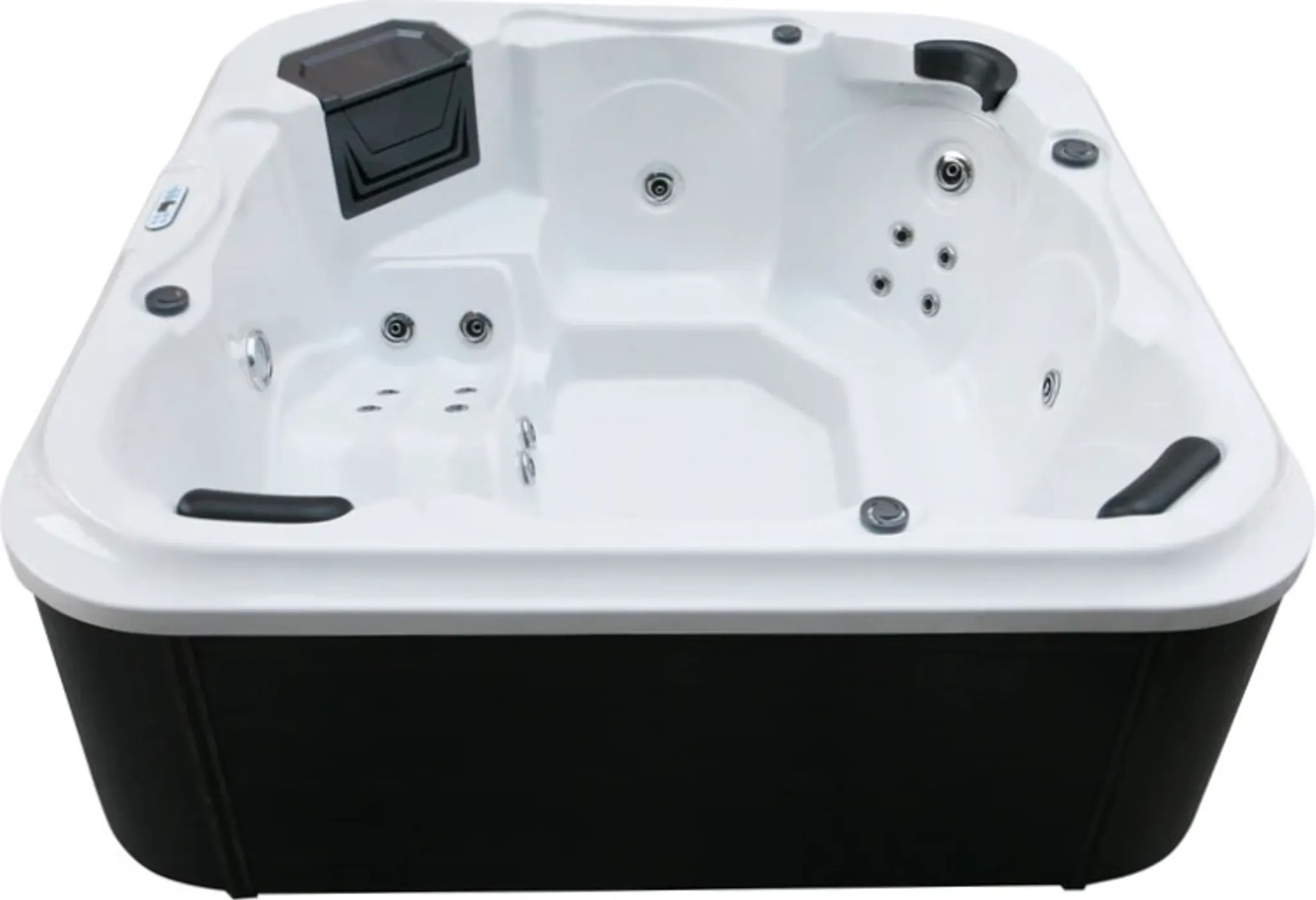 Outdoor Whirlpool Tirol inkl. Abdeckung und Stiege - 210 x 210 x 80cm – Bild 6