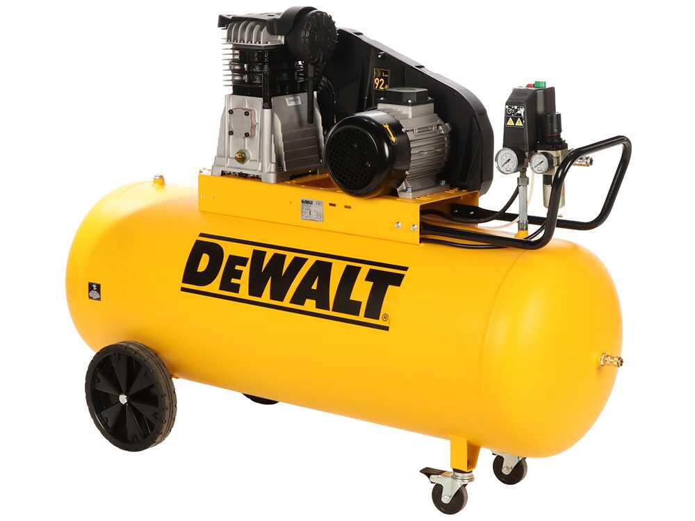 DeWalt DXCMB3T201HE - Dreiphasiger elektrischer Kompressor mit Riemenantrieb - Motor 3 PS – 200 lt – Bild 3