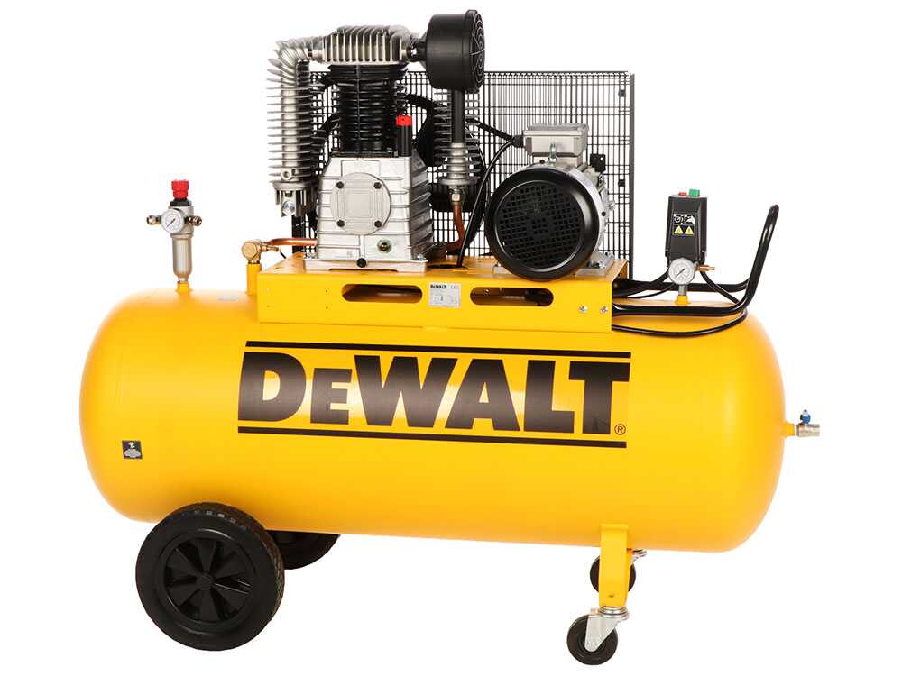 DeWalt DXCMB75T270HCE - Dreiphasiger elektrischer Luftkompressor mit Riemenantrieb - Motor 7,5 PS – 270 l – Bild 2