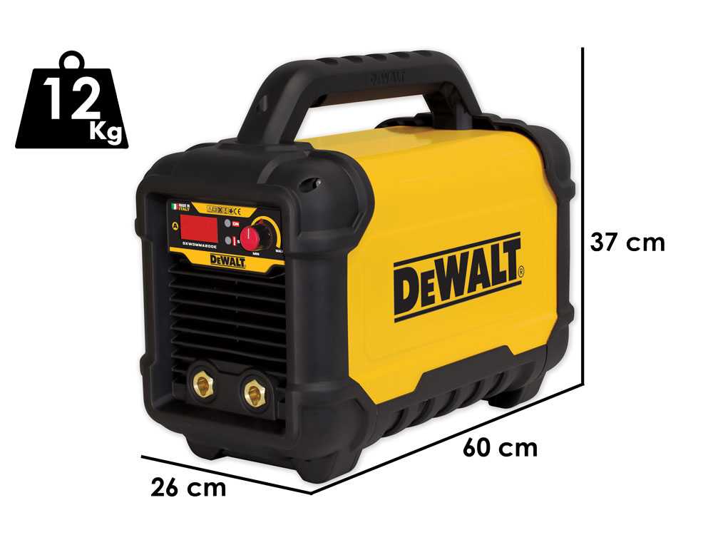 DeWalt DXWDMMA 160E - Inverter Schweißgerät (MMA) - Gleichstrom (DC) + KIT