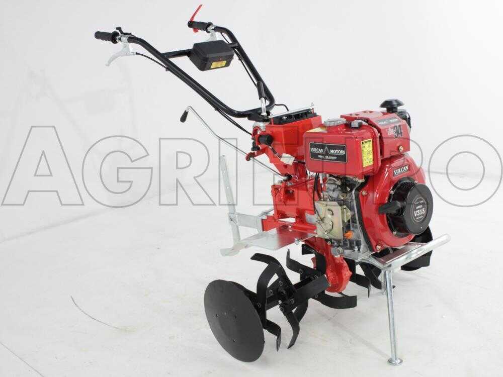 Diesse DS94 Motorhacke / Gartenfräse mit 7 HP Dieselmotor, Elektrostarter, 95 cm Fräse – Bild 4