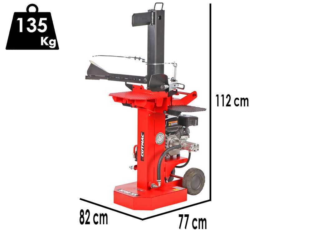 Docma SF80 Rapid Benz Loncin G200F - Benzin Holzspalter - stehend