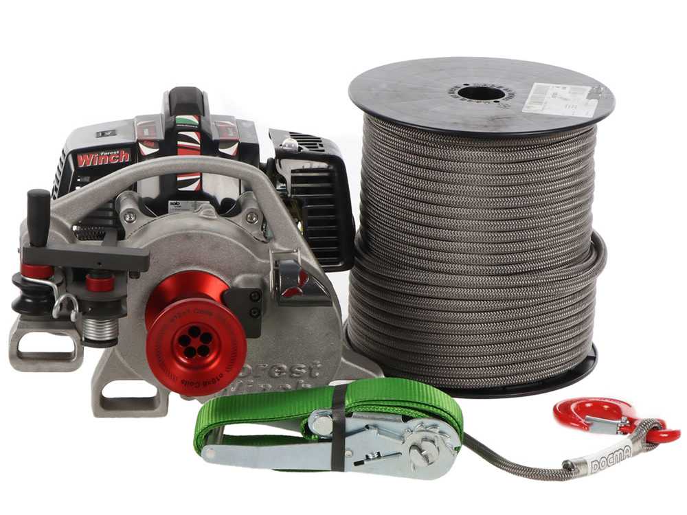 Docma VF105 RED IRON - Forstseilwinde- Motor Solo HP50E-A - Komplett-Kit – Bild 3