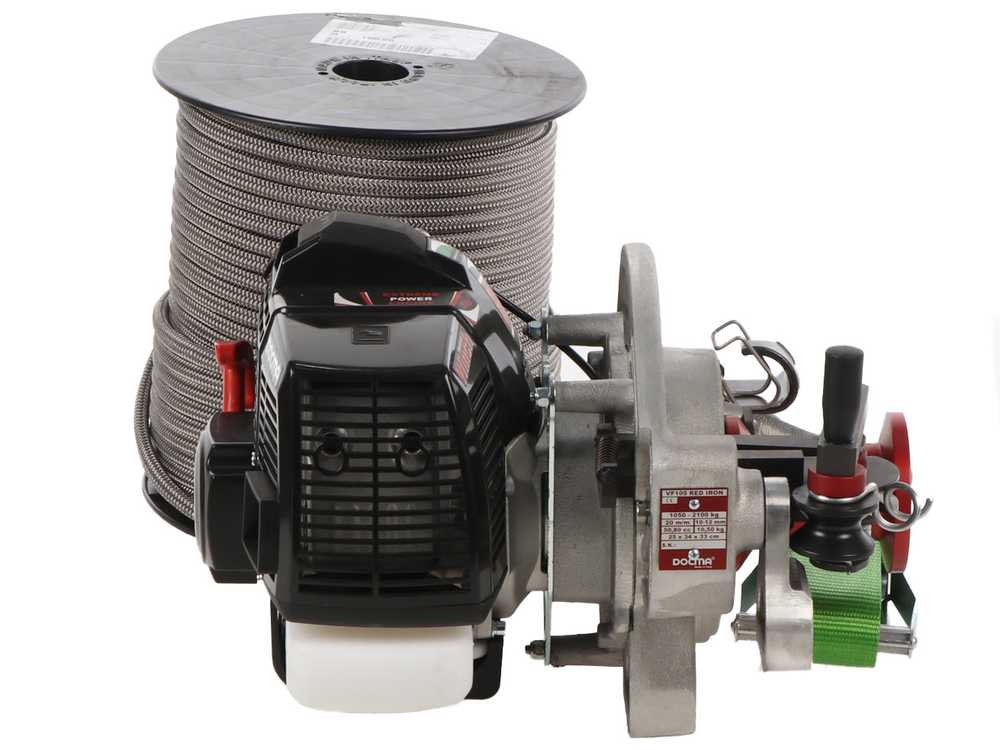 Docma VF105 RED IRON - Forstseilwinde- Motor Solo HP50E-A - Komplett-Kit – Bild 4