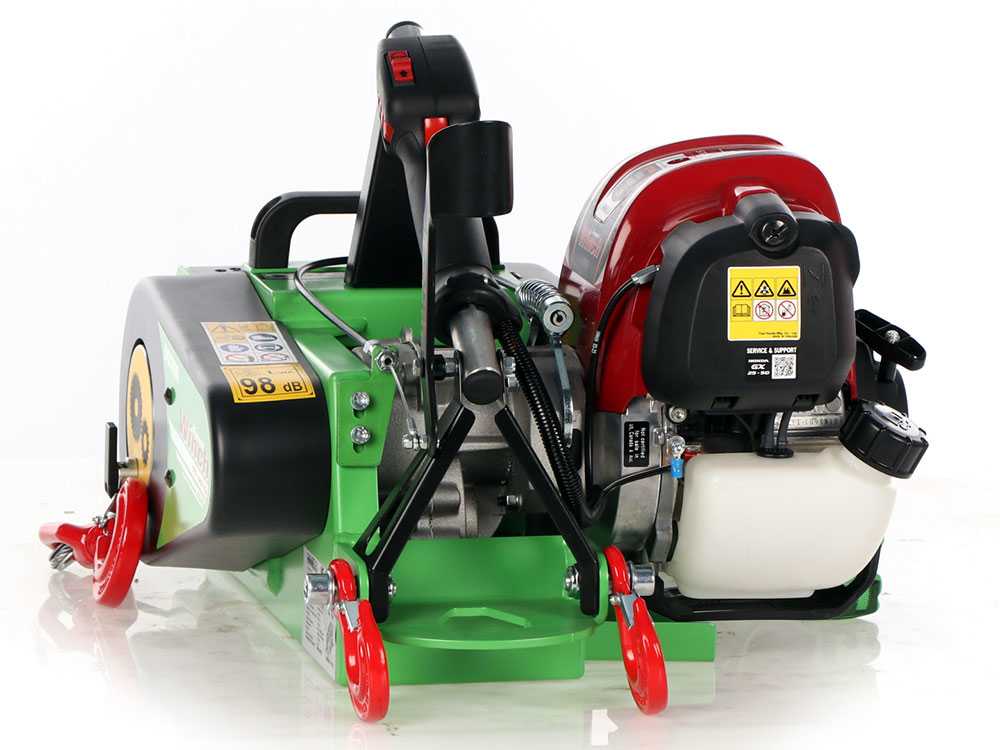 Docma VF150 auto-4 GX50 - Forstseilwinde mit Hondamotor - Seil Ø 5mm/ 80m – Bild 4