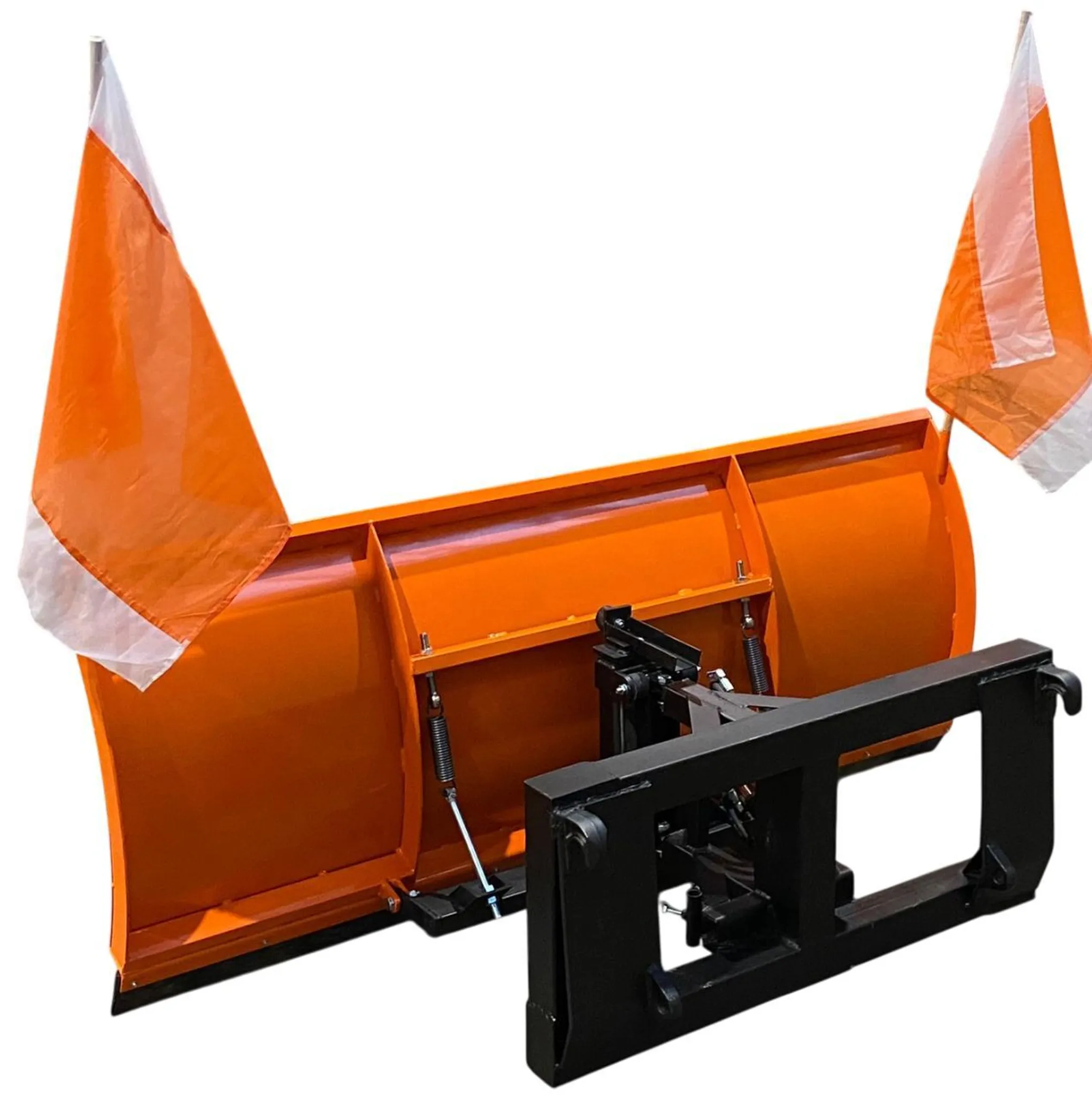 Schneeschild Schneepflug mit Euro Aufnahme 250 x 75 cm inkl. Hydraulikzubehör – Bild 4