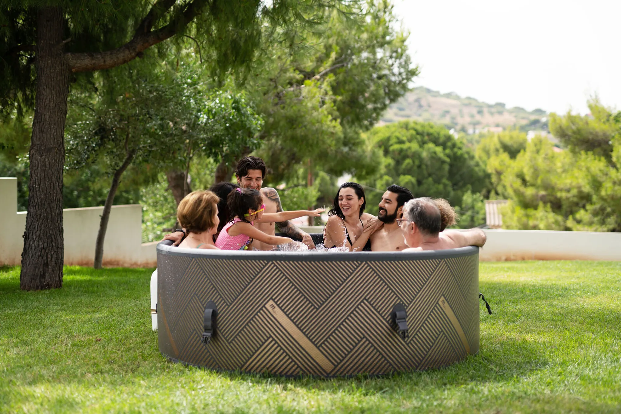MSpa Whirlpool MONO ECO 2026 für 8 Personen XXL Outdoor Pool aufblasbar DWF F-MO082WE verbessert - ganzjährig nutzen - UVC Reinigung - APP Steuerung – Bild 7