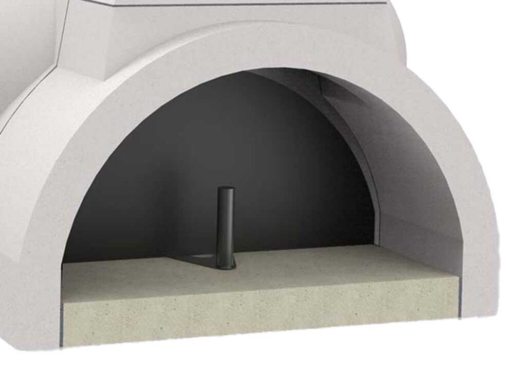 Edilmark FP 100N - Einbau-Holzbackofen mit Backfläche Ø 100 cm - für 5 Pizzen – Bild 3