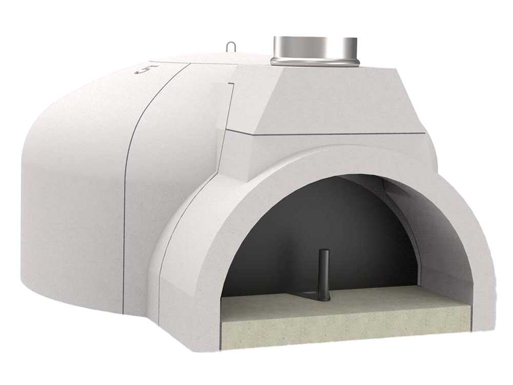 Edilmark FP 100N - Einbau-Holzbackofen mit Backfläche Ø 100 cm - für 5 Pizzen – Bild 4