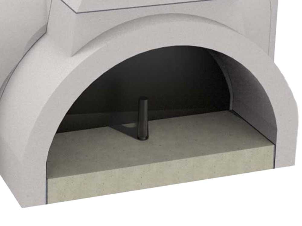 Edilmark FP 120N - Einbau-Steinbackofen mit Backebene Ø 120 cm - Backkapazität 8 Pizzen – Bild 3