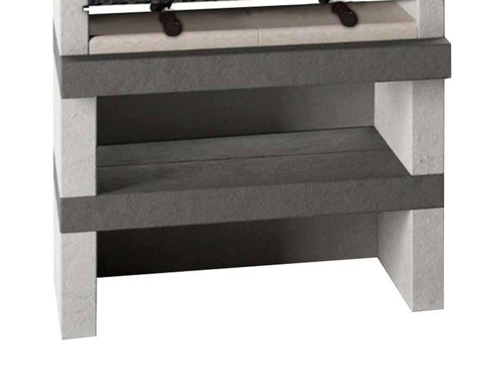 Edilmark KUBO - Grillkamin für Holz und Holzbackofen - Hintere Feuerstelle – Bild 3