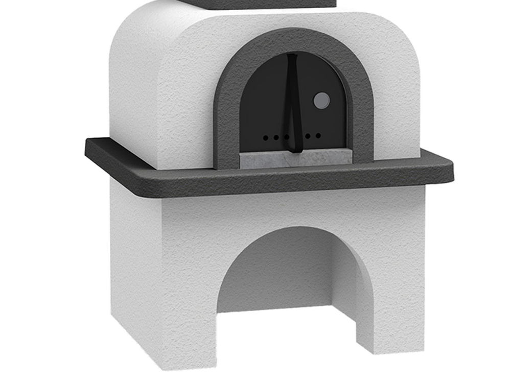 Edilmark Pizeta - Holzbackofen für den Außenbereich - Backkammer 80x70 cm – Bild 3