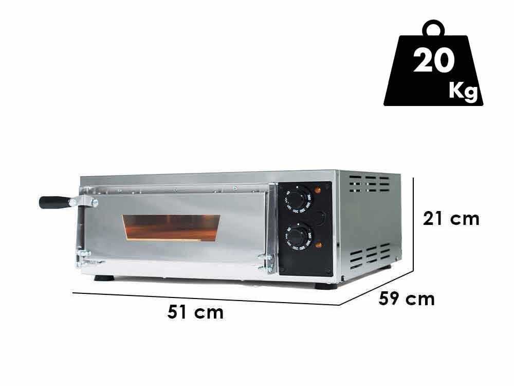 Effeuno EFFE 1- Pizzaofen eine Backkammer