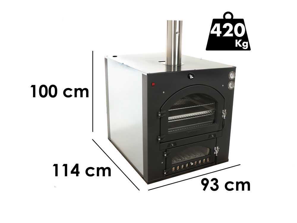 Einbau-Holzbackofen Fontana INC100X65QV