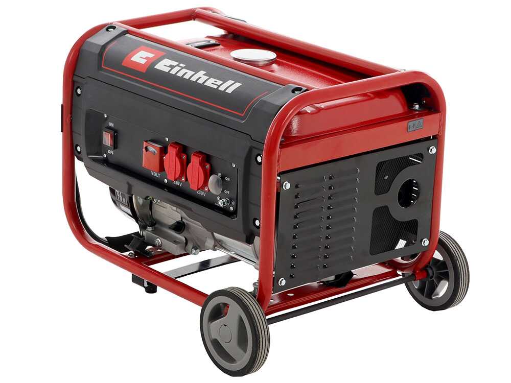 Einhell TC-PG 35/E5 - Benzin-Stromerzeuger auf Rädern mit AVR-Regelung 3.1 kW - Dauerleistung 2.6 kW - 230V – Bild 3