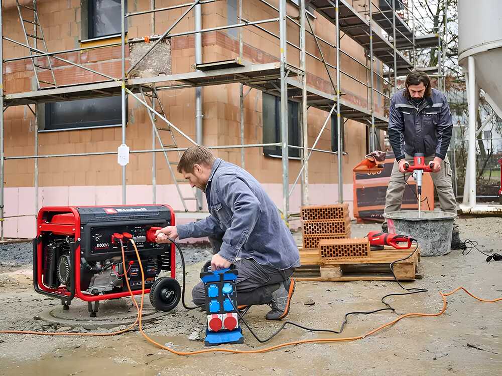 Einhell TC-PG 8000 - Benzin-Stromerzeuger - mit AVR - 8.0 kW - Dauerleistung 7.5 kW 400V