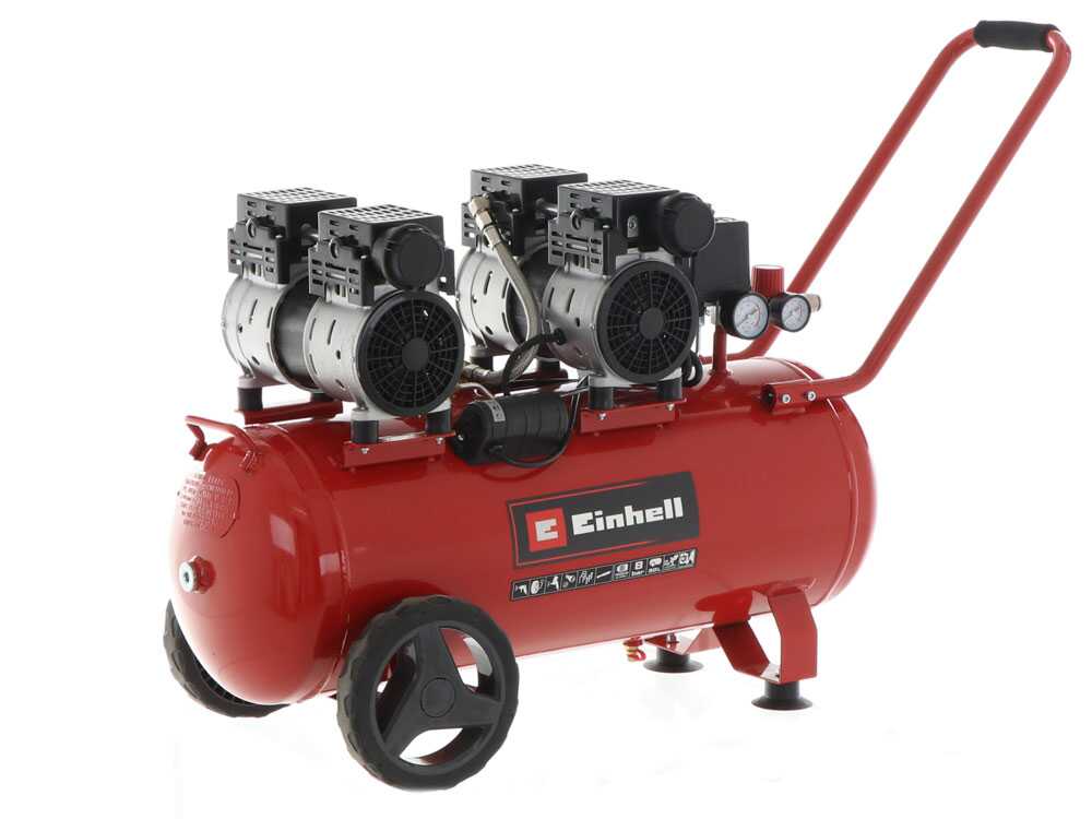 Einhell TE-AC 50 Silent - Leiser Elektrischer Kokompressor mit Wagen – Bild 4