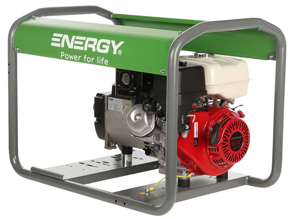 Energy EY-5,5MB - Benzin-Stromgenerator 4,4 kW - Dauerleistung 3,9 - 230V – Bild 3
