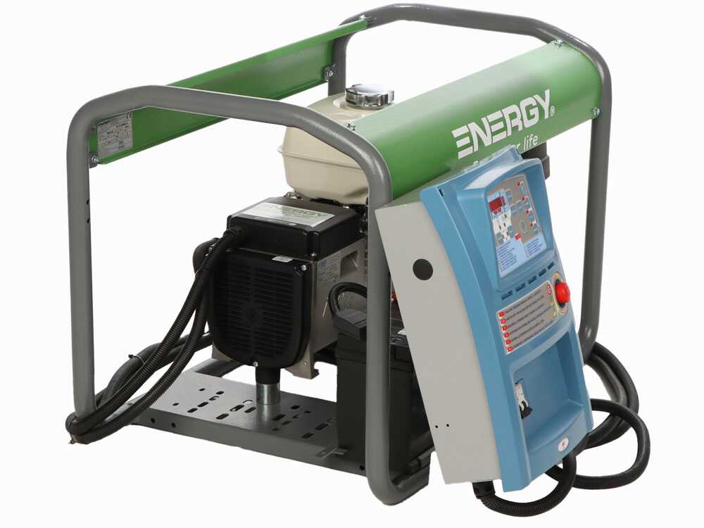 Energy EY-5,5MBE-A - Benzin-Stromgenerator - 4,4 kW - Dauerleistung 3,9 kW Einphasig + ATS – Bild 3