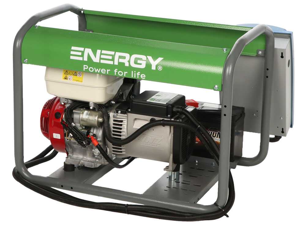 Energy EY-5,5MBE-A - Benzin-Stromgenerator - 4,4 kW - Dauerleistung 3,9 kW Einphasig + ATS – Bild 4