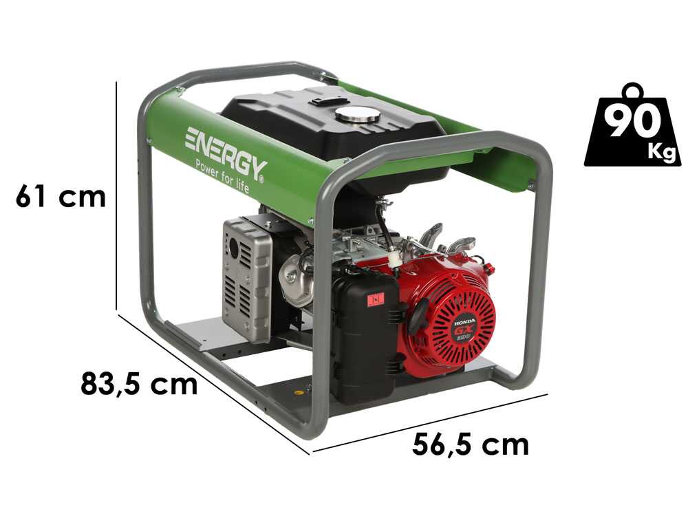 Energy EY-7MB AVR - Benzin Stromerzeuger mit AVR 6 kW - Dauerleistung 5,4 Einphasig