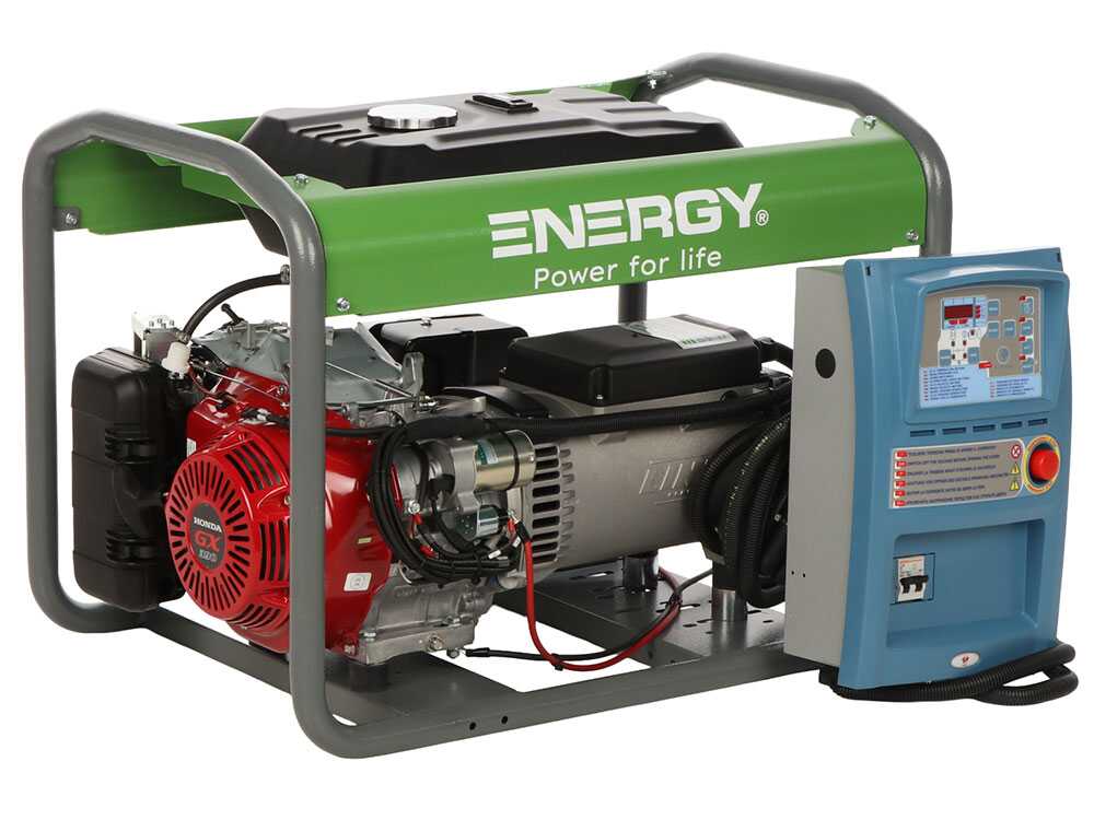 Energy EY-7MBE-A - Benzin-Stromgenerator - 6 kW - Dauerbetrieb 5,4 kW Dreiphasig + ATS – Bild 4