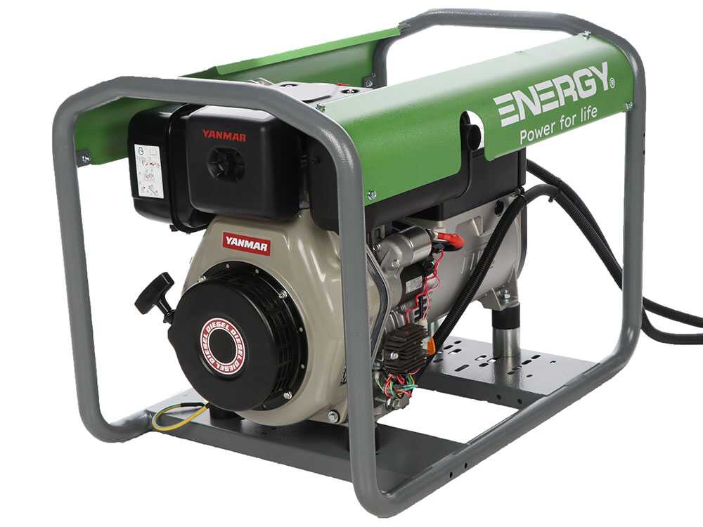 Energy EY-7MDE-A AVR - Diesel-Stromgenerator mit AVR 5 kW - Dauerbetrieb 4,5 Einphasig + ATS – Bild 3