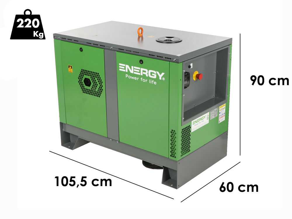 Energy EY-7MDE-SA AVR - Diesel-Stromgenerator schallgedämpft mit AVR - 5 kW - Dauerleistung 4,5 kW Einphasig + ATS