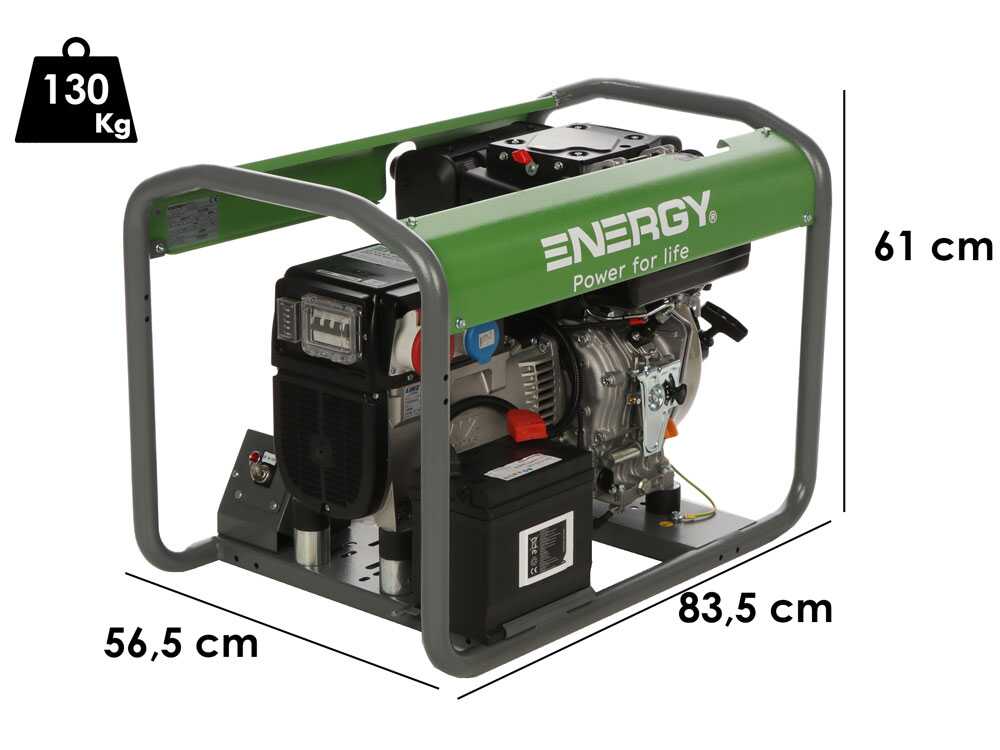 Energy EY-7TDE AVR - Diesel Stromerzeuger mit AVR 5 kW - Dauerbetrieb 4,5 Drehstrom