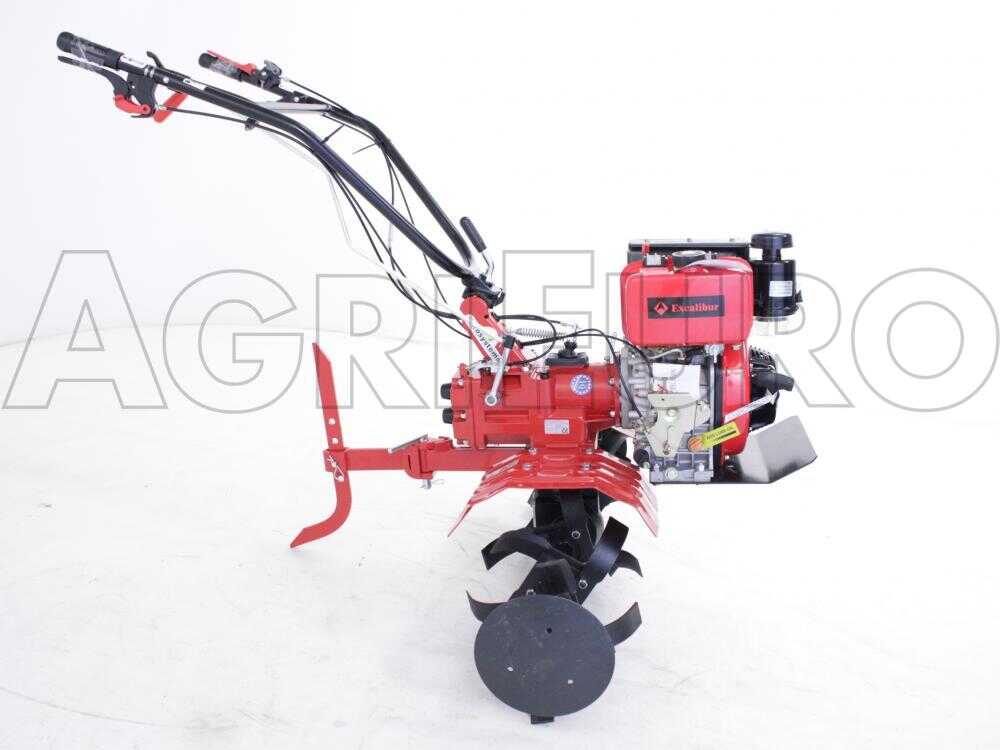 Eurosystems Euro 102 Diesel Motorhacke / Gartenfräse mit Zahnradgetriebe