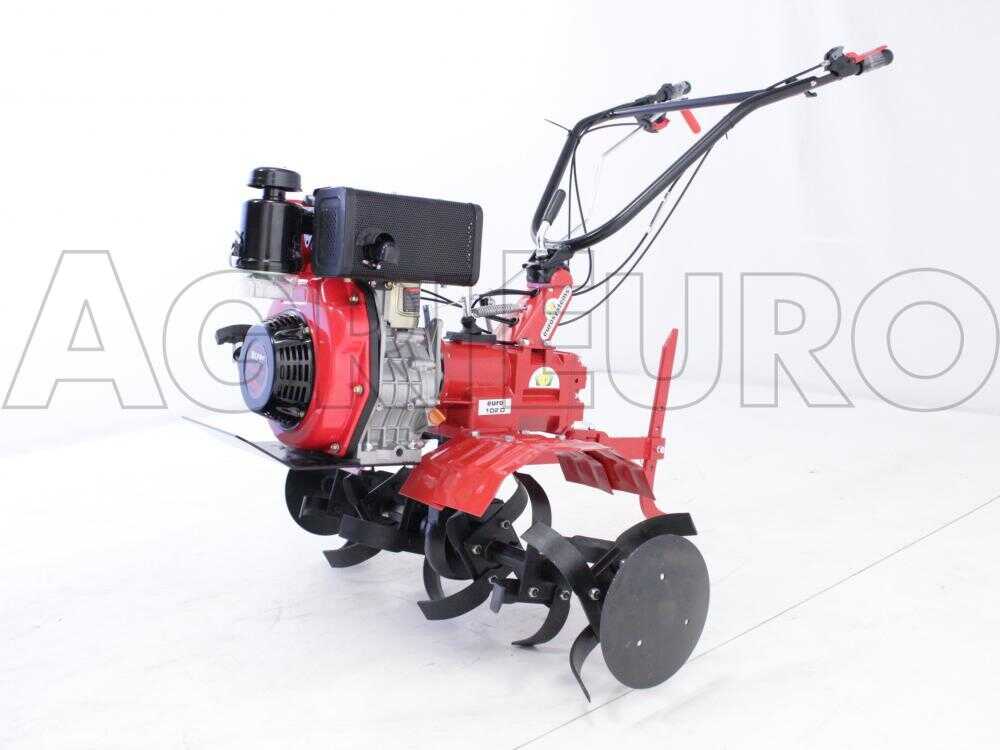 Eurosystems Euro 102 Diesel Motorhacke / Gartenfräse mit Zahnradgetriebe – Bild 4