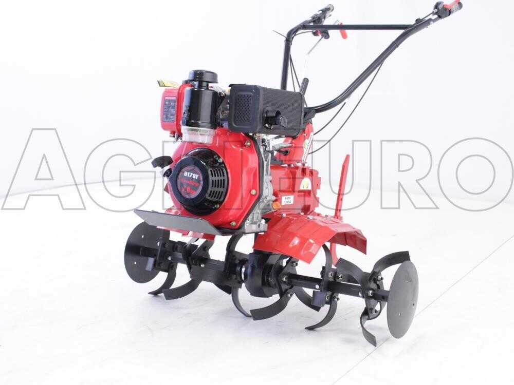 Eurosystems Euro 102 Diesel Motorhacke / Gartenfräse mit Zahnradgetriebe – Bild 3