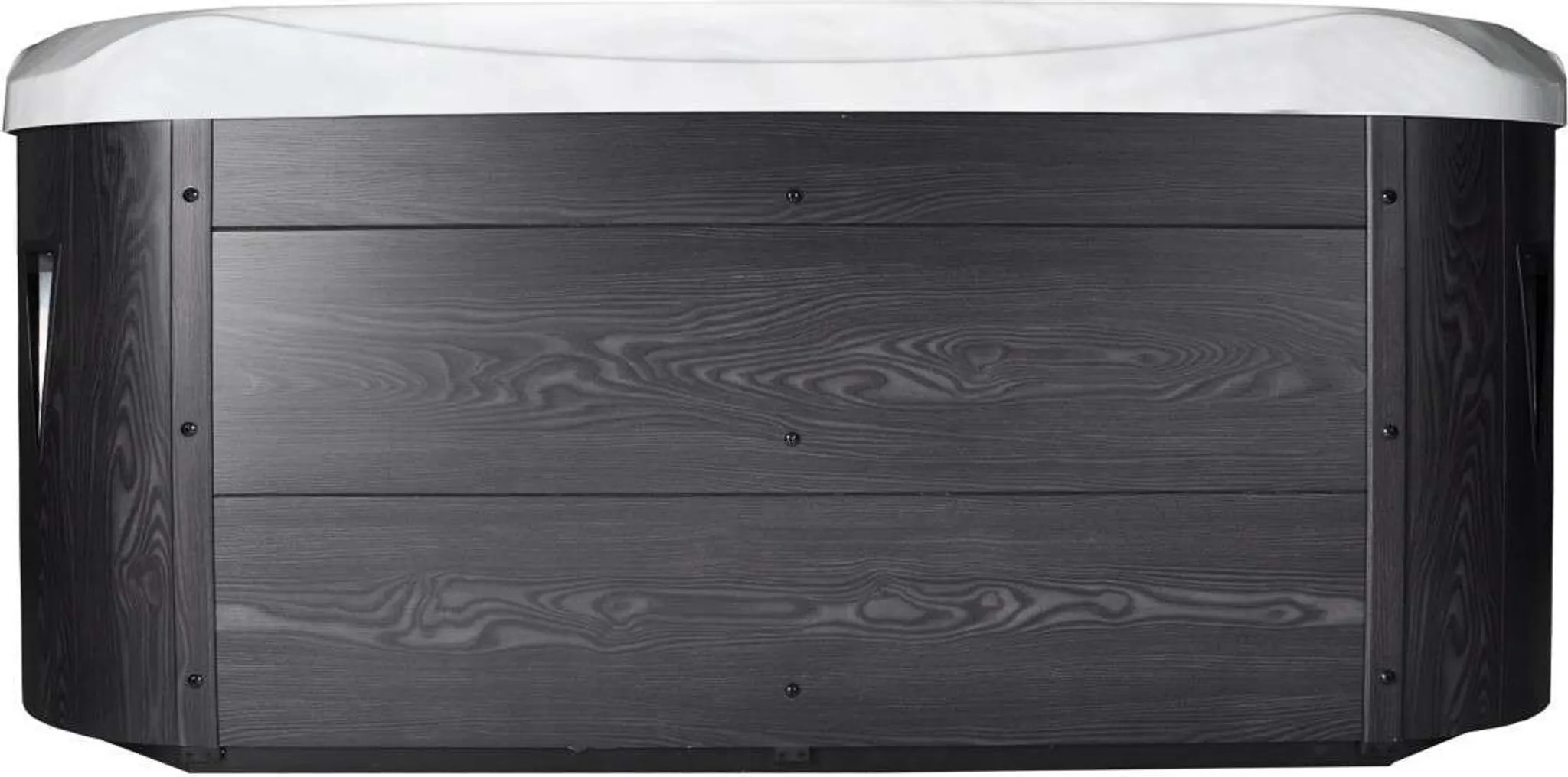 Outdoorwhirlpool TAHITI Sterling Silver inkl. Abdeckung und Stiege - 200 x 200 x 88cm – Bild 2