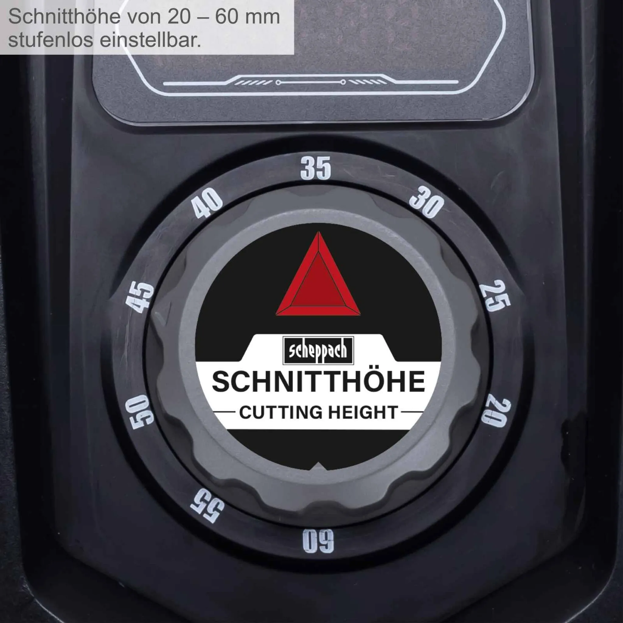 Scheppach Rasenmähroboter RoboCut XL600 | bis 600 m² Rasenfläche | Schnittbreite 180 mm | Schnitthöhe 20 – 60 mm stufenlos | 55 dB | via App bedienbar – Bild 8