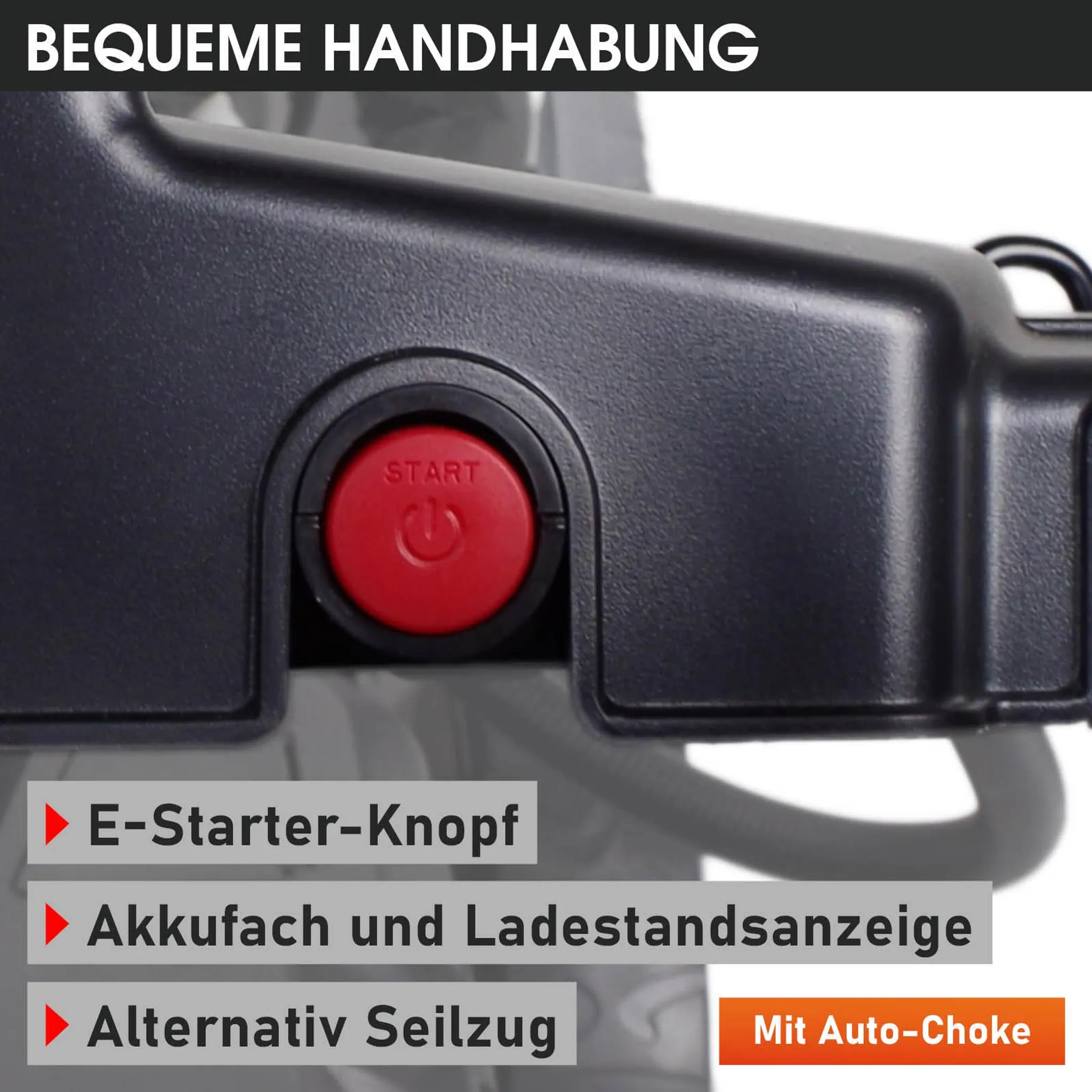 BRAST Benzin Rasenmäher 22224 ESTART inkl. Motoröl – Bild 2