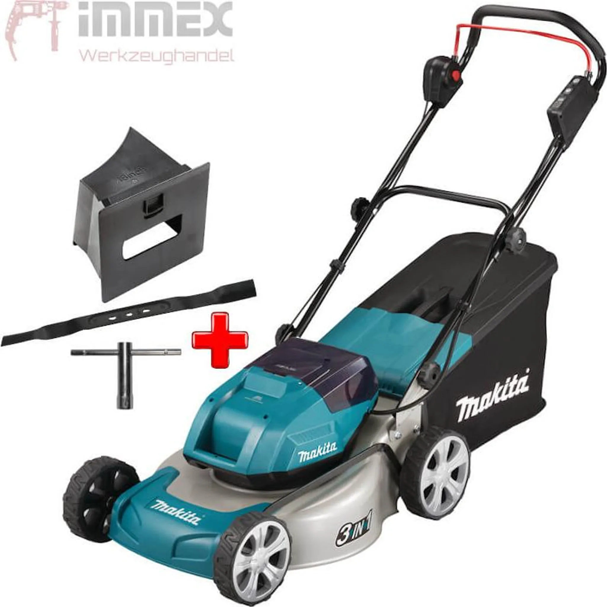 Makita® Akku-Rasenmäher 2 x18V 46 cm 60 Literl - DLM460Z – Bild 9