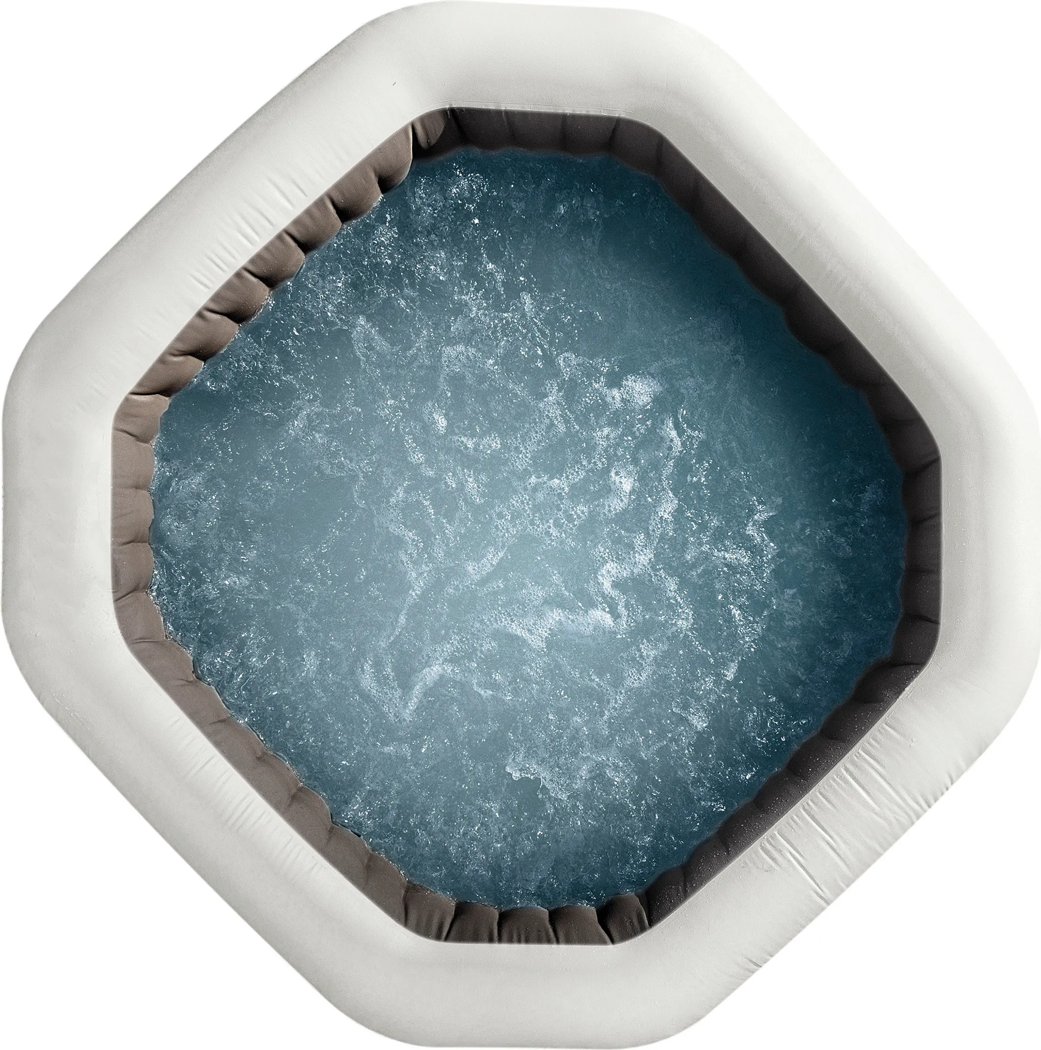 INTEX 28462 - Whirlpool - PureSPA Jet + Bubble Deluxe (octagon,onyx black, Ø218 außen/Ø168cm innen) – Bild 3