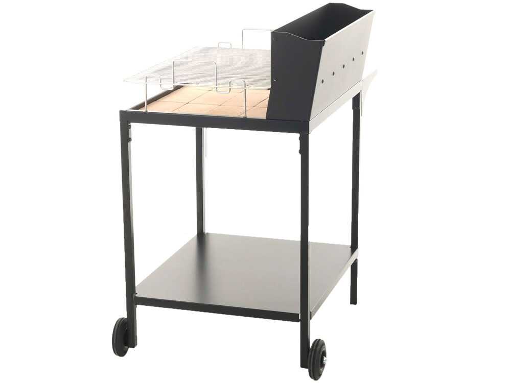 Famur BK7 Superior - Holzkohlegrill mit 70x48 cm Kochfläche – Bild 4