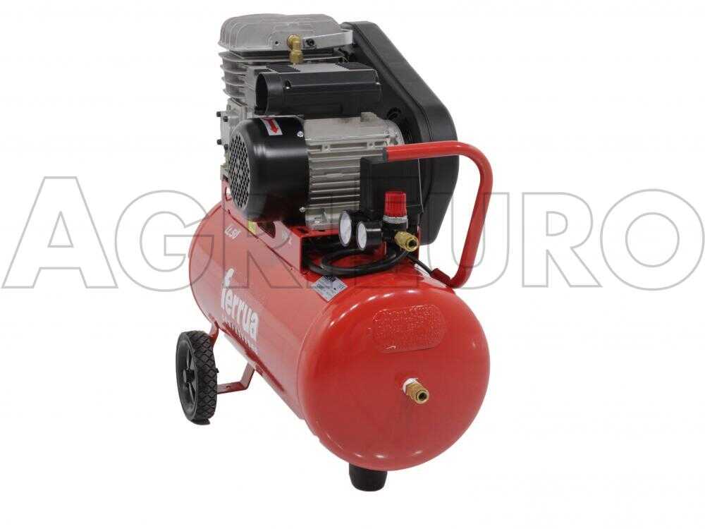 Ferrua FB28/50 CM2 - Elektrischer Kompressor mit Riemenantrieb - Motor 2PS - 50Lt – Bild 4